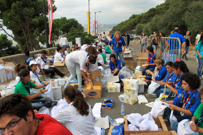 Les Scouts du Liban mobilisés pour la venue du Pape